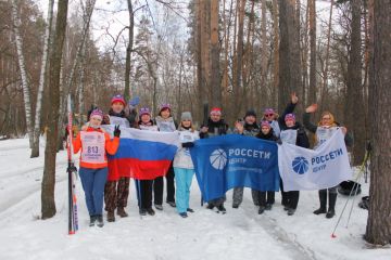 Спортсмены «Россети Центр Воронежэнерго» приняли участие в «Лыжне России-2021»