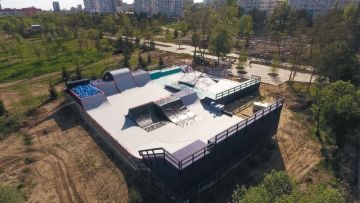 Новый скейт-парк в Волгограде от команды XSAramps