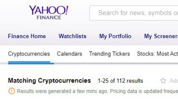 Интернет-ресурс Yahoo Finance стал торговать криптовалютой