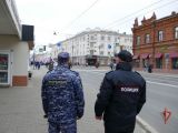 Росгвардейцы обеспечили правопорядок во время первомайских мероприятий в Томске