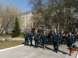 «Фронтовая бригада» Северского соединения Росгвардии продолжает поздравлять ветеранов с 77-й годовщиной Великой Победы