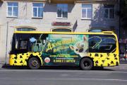 Пятнистые автобусы зовут петербуржцев в джунгли