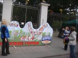 В центре Санкт-Петербурга на площади Островского на несколько часов вырос парк аттракционов «Карат»