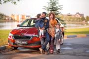 Семейная фотосессия SKODA FAMILY с АВТОПОРТ-КЛЮЧАВТО