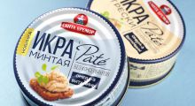 Агентством «UPRISE» разработана дизайн-концепция упаковки для малосоленой деликатесной икры Pâté