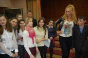 Жаклин в гостях у киевских школьников