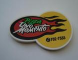 Пицца Уно Моменто, резиновый магнит, объемный магнит резиновый, магниты заказать, изготовление  магнитов с логотиипом