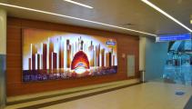 Indoor-кампания Martell в аэропорту Шереметьево