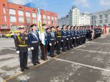 Будущие морпехи из «Каравеллы» приняли участие в военном параде в День Победы