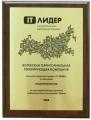 Наградной диплом металлический на деревянной подложке, цена от 950 руб.