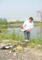 Сотрудники «Балтики» провели масштабную уборку на берегах Енисея при поддержке Оргкомитета «Сочи 2014»