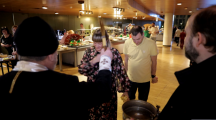 Гости и сотрудники отеля Yalta Intourist отметили Крещение Господне