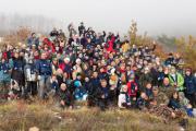 Сотрудники «Киевстар», спасатели и журналисты продолжают восстанавливать крымские леса