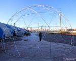 Компания «Эдвенче» собрала первый каркас для 10-метрового вакуумного купола