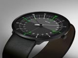 Botta-Design DUO green - часы для двух часовых зон с оптимальной читабельностью.