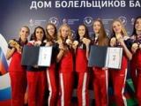 На церемонии награждения в Доме болельщиков в Баку отметили успехи омских гимнастов и акробатов