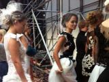Анна Калашникова приняла участие в показе в рамках Mercedes-Benz Fashion Week