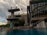 Чемпионы мира по хай-дайвингу провели тренировку в отеле Yalta Intourist