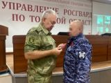 Начальник Управления Росгвардии по Томской области вручил военнослужащим государственные награды