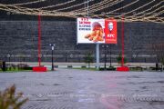Агентством IQ была размещена наружная видео реклама на горнолыжном курорте Красная Поляна ресторана быстрого питания KFC