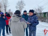 Профилактическую операцию по безопасности провели сотрудники Росгвардии и МЧС в Томске