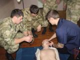 Специалисты скорой помощи Томской области проводят для военнослужащих Росгвардии уникальные занятия