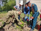 Томские росгвардейцы присоединились к международной патриотической акции «Сад памяти»