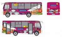 Острое лезвие на автобусах ПТК привлекает внимание к коллекции Tramontina