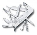 Лимитированное коллекционное издание: перочинный нож Victorinox Huntsman и серебряная монета